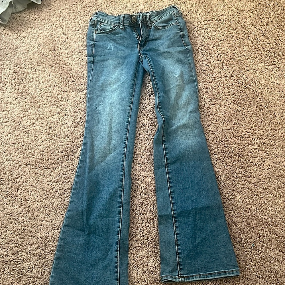 bootcut low rise jeans~